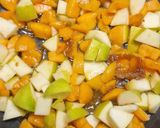 Rakott, gyümölcsös zabpehely (vegán) recept fázis 2 fotója