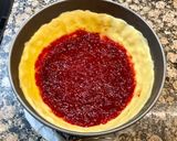 Foto del paso 8 de la receta: Tarta de requesón con chocolate y frambuesas