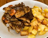 Foto del paso 6 de la receta: Pollo en salsa de olivada de Aragón