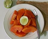 Foto langkah ke 3 dari resep Pepaya Jeruk Nipis ✅.