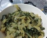 Foto del paso 2 de la receta: Papas 🥔 gratinadas 🧀 rellenas de acelgas ¡¡¡Al horno!!! 😍