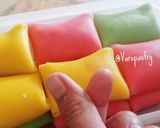 Foto langkah ke 7 dari resep Pancake Durian rainbow.