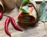 Une image de l'étape 9 de 🥗🌮🌽wraps🥑 saumon 🍣 légumes de saison 🌶️🫑🍂.