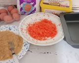 A picture of step 1 of Banana carrot cake.
