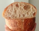 Foto langkah ke 19 dari resep Basic Sourdough Bread 96% (Oven Tangkring).
