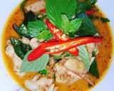 รูปขั้นตอนการทำที่ 9 ของ แกงไก่เครื่องแกงโบราณ