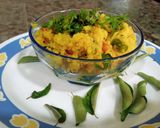 A picture of step 9 of No onion Sooji Upma.