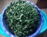 A picture of step 1 of Ugu and waterleaf soup ll.
