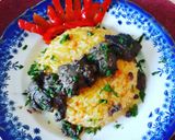 Pas rețetă Pilaf și ficăței de pui🥘 2 fotografie