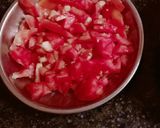 A picture of step 2 of Sindhi curry chawal.