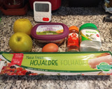 Foto del paso 1 de la receta: Pastelitos de hojaldre con manzanas y canela