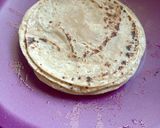 A picture of step 4 of Phulka Roti and Ajwain Roti.
