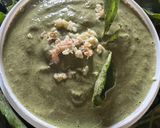 A picture of step 3 of No cheese pesto sauce 😋.