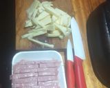 Foto del paso 2 de la receta: Centro de cuadril relleno al trapo, en brasas y puré mixto crema