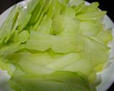 Hình bước làm 1 của món Su Su Xào Thịt Băm