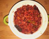 A picture of step 5 of Beetroot and coconut stir fry(Kerala style).
