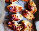 Sült paprikás-paradicsomos kagylótészta recept fázis 4 fotója