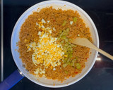 Foto del paso 4 de la receta: Pastel de “carne” vegetariano/vegano con soja texturizada
