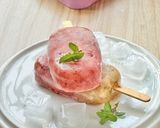 Foto langkah ke 4 dari resep Es Krim Pisang Strawberry.