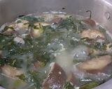 Foto langkah ke 3 dari resep Bobor Daun Singkong dan Terong.