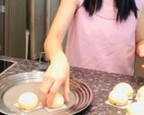 รูปขั้นตอนการทำที่ 9 ของ ซาลาเปาไส้ครีม custard bun