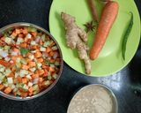 A picture of step 2 of Ginger carrot soup.