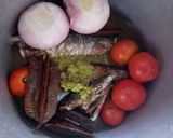 A picture of step 3 of Palmnut soup🍲😋.