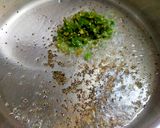 A picture of step 2 of Raw Papaya Subzi.