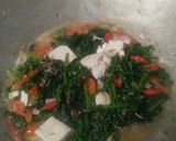 Foto langkah ke 3 dari resep Tumis daun lumai ebi mix tahu.