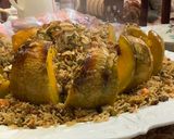 صورة لخطوة 9 من وصفة قرع محشي بأرز الاوزي 🎃