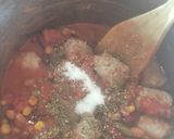 A picture of step 1 of Herby Bean and Sausage Stew.