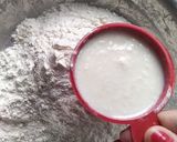 A picture of step 2 of Soft melting balushahi.