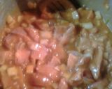 A picture of step 9 of Onion barbecue pork with homemade coleslaw and sweet potatoes.