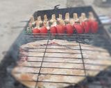 عکس مرحله 1 از دستور مزه دار کردن قارچ و ماهی کبابی