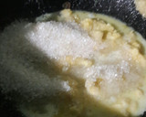 A picture of step 5 of Moong Dal Halwa.