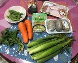 滿滿蔬食，營養滿分-泰式綠咖哩椰香炒雞的食譜步驟1照片