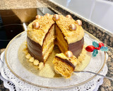 Foto del paso 19 de la receta: Tarta con crema pastelera de turrón
