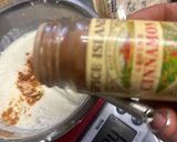 A picture of step 4 of Ultraman's Overnight Oats.