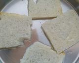 A picture of step 1 of Bread Dahi bhalle.