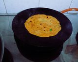 A picture of step 3 of Healthy nutritious tasty multigrain flour masala chilla.