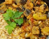 Szaftos,"húsos" padlizsánpörkölt (vegán) recept fázis 6 fotója