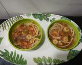 A picture of step 3 of Spaghetti And Mix Veg Soup.