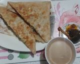 A picture of step 8 of Egg Envelope paratha.