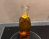 A picture of step 5 of Olio Santo.