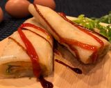 A picture of step 12 of Traditional Taiwanese Egg Pancake (Dan Bing).