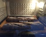 Foto langkah ke 10 dari resep Choco Cranberry Walnut Baguette.
