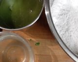 A picture of step 5 of Cheesy Paneer Palak momo.