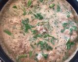A picture of step 3 of California Farm Wagyu Meatball Soup.