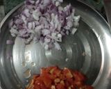 A picture of step 2 of Bhel puri.