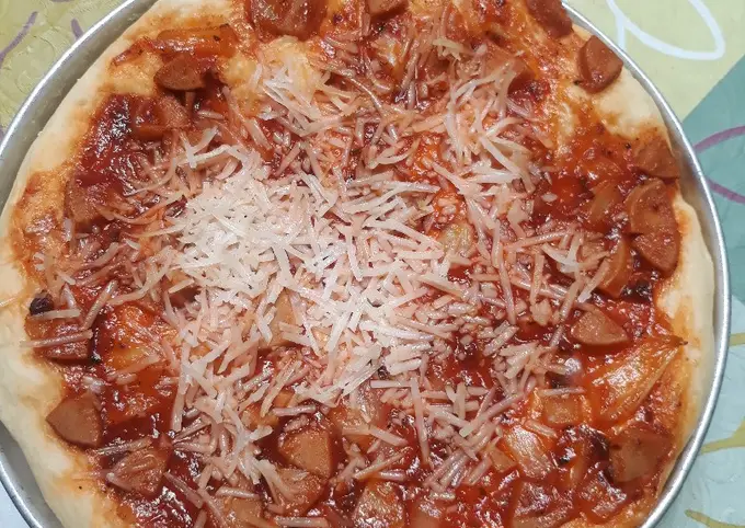 Langkah-langkah untuk membuat Resep Pizza rumahan